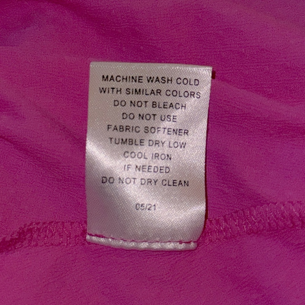 IBKUL Tennis Hot Pink UPF 50+ Mini Zip Pocket Pull On Flounce Skort Skirt L - Picture 9 of 13